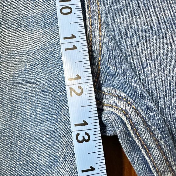 Abercrombie & Fitch Curve Love Ultra High Rise Ankle Straight Jean Destroyed 26R - Picture 8 of 9